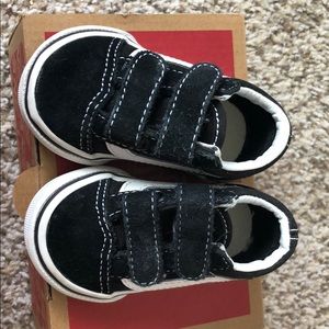 Vans Old Skool V Black Baby/Toddler 2
